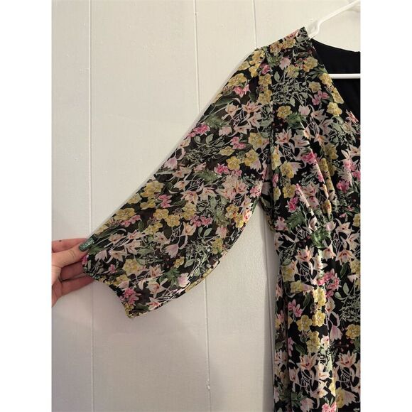 Taylor Women's Floral Tiered Maxi Dress Size 6 Multicolor Wedding - Picture 4 of 6